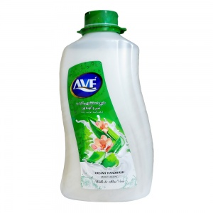 مایع دستشویی کرمی با رایحه شیر و آلوئه ورا اوه 2 لیتری  Aveh Aloevera Creamy Hanf Liqid 2 Lit